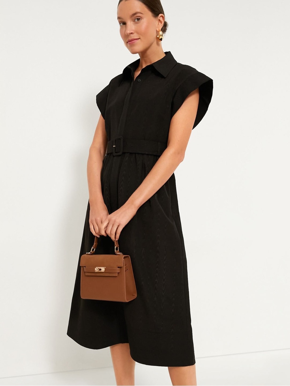 TUCKERNUCK - Black Chloe Dress- Large- missing Belt